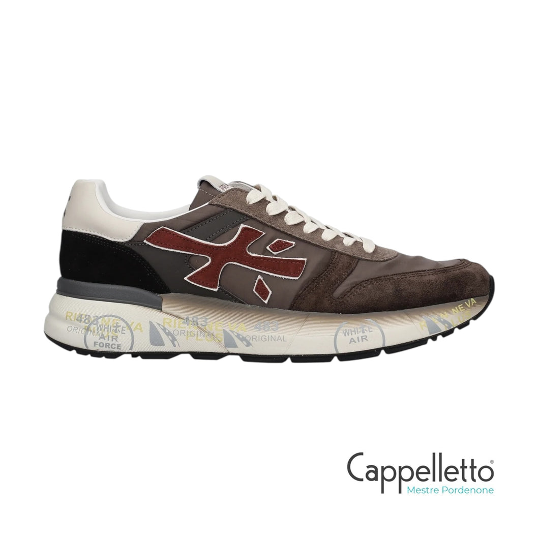 MICK Sneaker Uomo Brown/Red 7714
