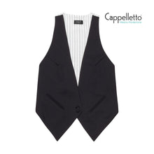 Carica l&#39;immagine nel visualizzatore di Gallery, FIANDRE Gilet Monopetto - Nero
