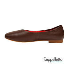 Carica l'immagine nel visualizzatore di Gallery, ROME Ballerina Sacchetto Flex Nappa Testa di Moro
