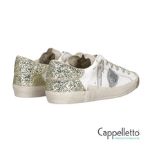 Carica l'immagine nel visualizzatore di Gallery, PRSX Donna con spoiler glitterato, Bianco Oro VGX2
