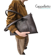 Carica l'immagine nel visualizzatore di Gallery, CPH 16 Bag in Pelle Reciclata Vintage Marrone
