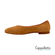 Carica l'immagine nel visualizzatore di Gallery, ROME Ballerina Sacchetto Flex Suede Fudge
