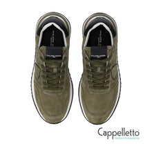 Carica l&#39;immagine nel visualizzatore di Gallery, TROPEZ 2.1 Uomo Daim Broderie Militare/Nero DB02
