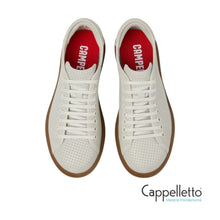 Carica l&#39;immagine nel visualizzatore di Gallery, PELOTAS SOLLER Sneakers in Pelle Bianca Traforata Donna
