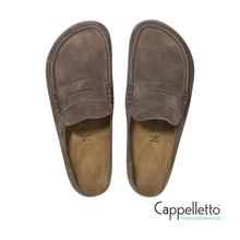Carica l&#39;immagine nel visualizzatore di Gallery, NAPLES Wrapped Concrete Gray Suede Uomo
