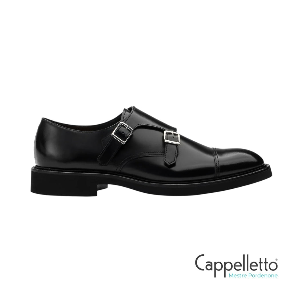 Scarpa Doppia Fibbia Nera