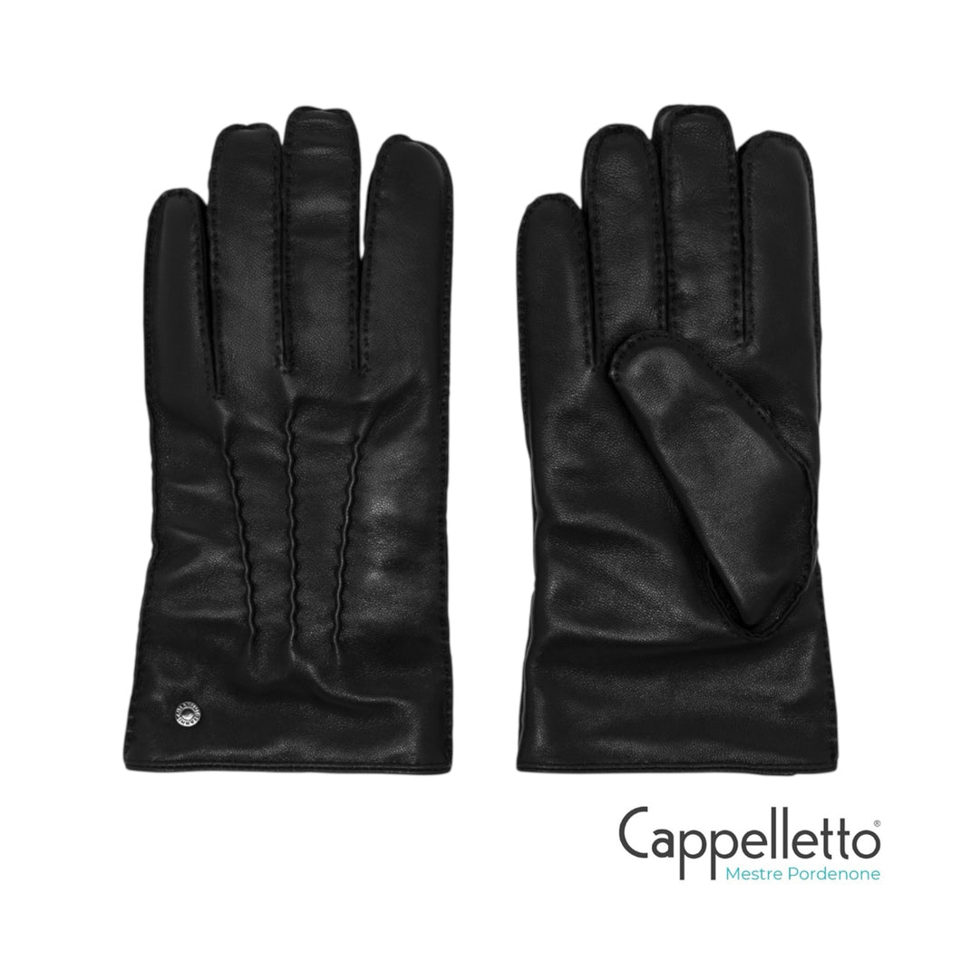 Guanti da Uomo in Nappa Nera