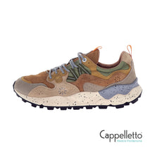 Carica l&#39;immagine nel visualizzatore di Gallery, YAMANO 3 Uomo Suede/Nylon Grey-Light Brown-Beige
