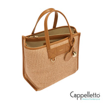 Carica l'immagine nel visualizzatore di Gallery, DIVIDE IT MINI Tote Naturale + Tabacco
