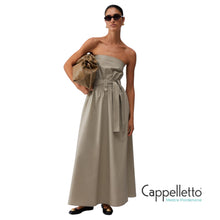 Carica l'immagine nel visualizzatore di Gallery, Abito Lungo in Popeline Aluminium WA6312
