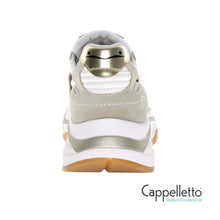 Carica l'immagine nel visualizzatore di Gallery, CLUB119 MESH Sneaker Donna Suede/Mesh Sand Platinum
