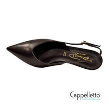 Carica l'immagine nel visualizzatore di Gallery, SlingBack in Nappa Nera S505
