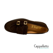 Carica l&#39;immagine nel visualizzatore di Gallery, Mocassino Donna con Doppia Fibbia Testa di Moro
