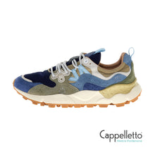Carica l'immagine nel visualizzatore di Gallery, YAMANO 3 Sneaker Uomo Suede/Nylon Navy-Blu-Kaki
