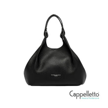Carica l'immagine nel visualizzatore di Gallery, DUA Borsa Media Pelle Nera
