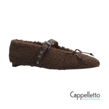 Carica l&#39;immagine nel visualizzatore di Gallery, NASHIRA Ballerina Teddy Marrone
