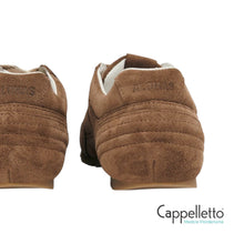 Carica l&#39;immagine nel visualizzatore di Gallery, TB56 Suede Brown Leather Sneaker
