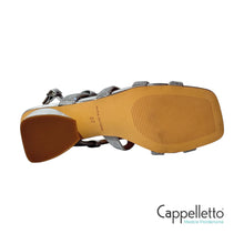 Carica l&#39;immagine nel visualizzatore di Gallery, Sandalo Tacco Diva Argento 0954
