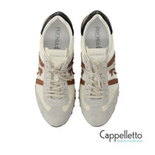 Carica l'immagine nel visualizzatore di Gallery, LUCY Sneaker Uomo Bianco/Cuoio 8189
