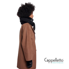 Carica l'immagine nel visualizzatore di Gallery, VLIEN Sciarpa con EcoPelliccia Nero

