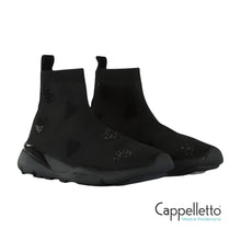 Carica l'immagine nel visualizzatore di Gallery, K Sneaker 713 Knit Sock Runner Black
