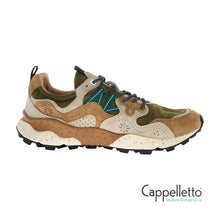 Carica l'immagine nel visualizzatore di Gallery, YAMANO 3 Sneaker Uomo Suede/Nylon Marrone-Verde-Petrolio

