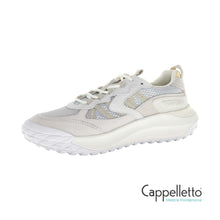 Carica l'immagine nel visualizzatore di Gallery, CLUB ACT 2 W Sneaker Donna Suede/Mesh Sand-White
