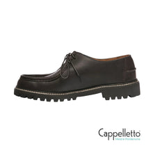 Carica l'immagine nel visualizzatore di Gallery, OPAL LUG Mocassino Barca da Uomo in Pelle Marrone
