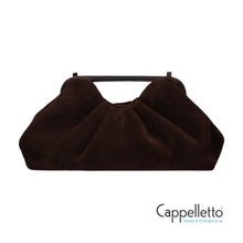 Carica l'immagine nel visualizzatore di Gallery, JANINE 3026 Borsa in Suede Testa di Moro

