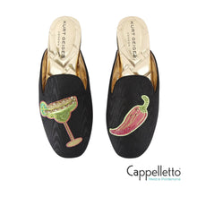 Carica l'immagine nel visualizzatore di Gallery, Embroidered SLIPPER Black
