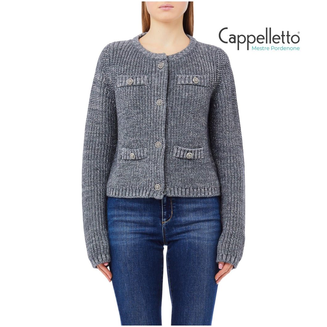 Maglia con Bottoni Acciaio Lux MF5235