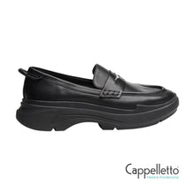 Carica l'immagine nel visualizzatore di Gallery, NOLITA  Loafer Suola Sneaker Pelle Nera
