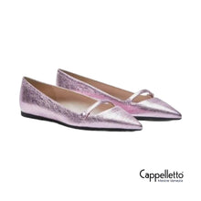 Carica l&#39;immagine nel visualizzatore di Gallery, VULCANO Ballerina in Pelle Rosa
