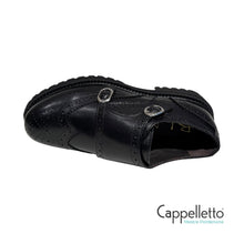 Carica l'immagine nel visualizzatore di Gallery, Scarpa Donna Doppia Fibbia BL35050 Old Crust Nero
