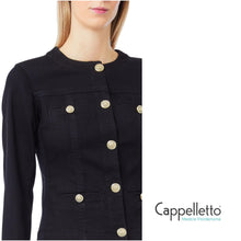 Carica l&#39;immagine nel visualizzatore di Gallery, Giubbo KATE Denim Black UF5154
