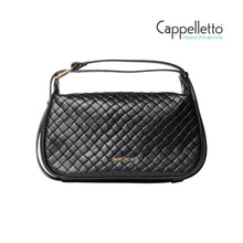 Carica l&#39;immagine nel visualizzatore di Gallery, MAVIRA PLOT Borsa in Pelle Black/Gold
