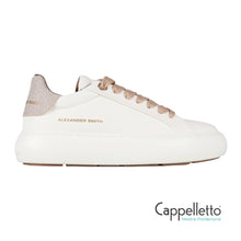 Carica l'immagine nel visualizzatore di Gallery, SOHO Donna in Pelle Bianca e Oro
