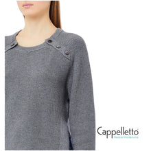 Carica l&#39;immagine nel visualizzatore di Gallery, Maglia Manica Lunga Grigio Melange MF5396
