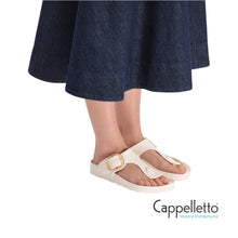 Carica l'immagine nel visualizzatore di Gallery, GIZEH EVA Donna Big Buckle Eggshell

