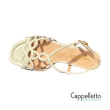 Carica l&#39;immagine nel visualizzatore di Gallery, Sandalo Flat 1060 Glamour Bianco
