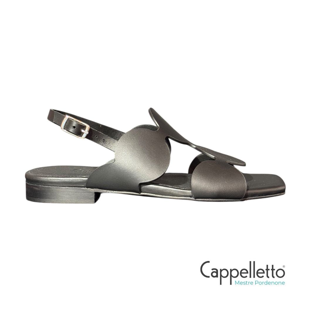 Sandalo Flat 2502 Skin Black