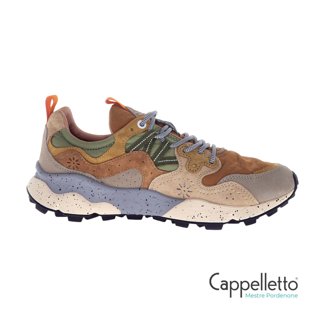 YAMANO 3 Uomo Suede/Nylon Grey-Light Brown-Beige
