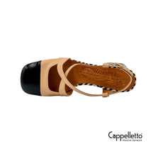 Carica l&#39;immagine nel visualizzatore di Gallery, SONITA Scarpa Cinturino Nero/Nude
