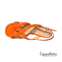Carica l&#39;immagine nel visualizzatore di Gallery, Sandalo LIZ 4208 Nappa Arancio
