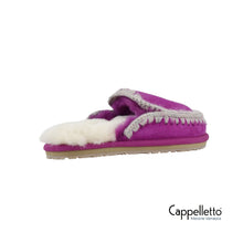 Carica l&#39;immagine nel visualizzatore di Gallery, Slipper Full Eskimo Stitch Ciclamino
