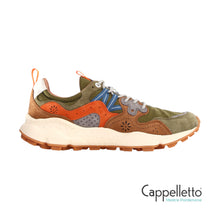 Carica l&#39;immagine nel visualizzatore di Gallery, YAMANO 3 Uomo Suede/Nylon Ristop Militare-Marrone
