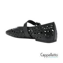 Carica l&#39;immagine nel visualizzatore di Gallery, BROOK 01 Ballerina Forata Nera
