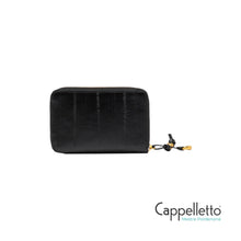 Carica l'immagine nel visualizzatore di Gallery, WALLET EEL 6008 Stampa Anguilla Nero

