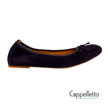 Carica l'immagine nel visualizzatore di Gallery, CACERIN Ballerina in Camoscio Ocean
