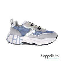 Carica l'immagine nel visualizzatore di Gallery, CLUB105 Sneaker Donna Suede/Mesh Silky Grey-Jeans
